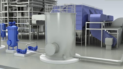 农村污水废气处理与蒸汽锅炉工作原理三维动画技术推广